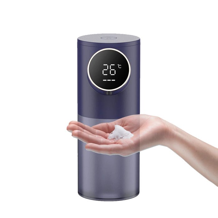 Auto Sensor Foam Soap Dispenser Touchless 320ML [No Mount] with LED Display Temperature 1500mAh Rechargeable