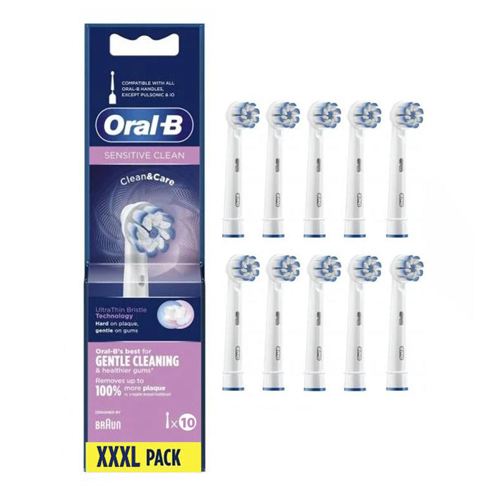 [Sensitive Clean] Oral B replacement rechargeable toothbrush heads - 4/ 8/ 10 counts