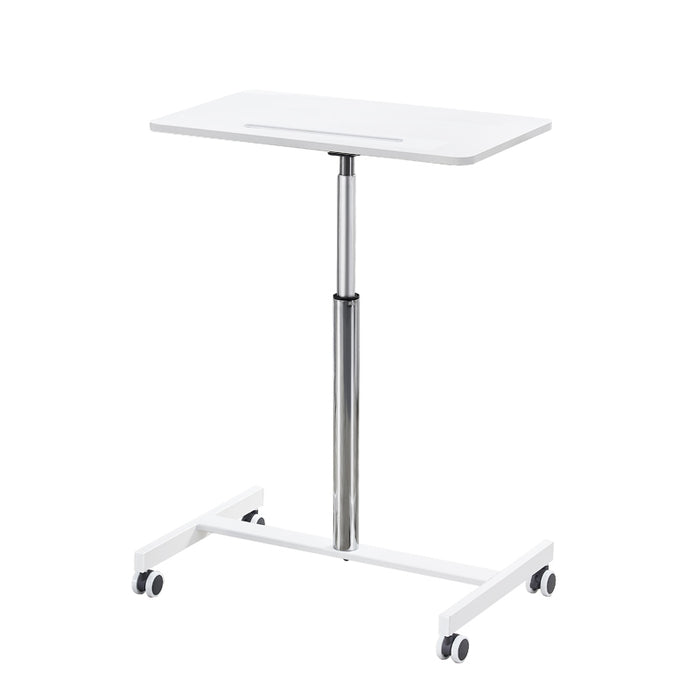 Ergonomic Mobile Desk/ Height Adjustable Sit-Stand Desk with Gas Lift
