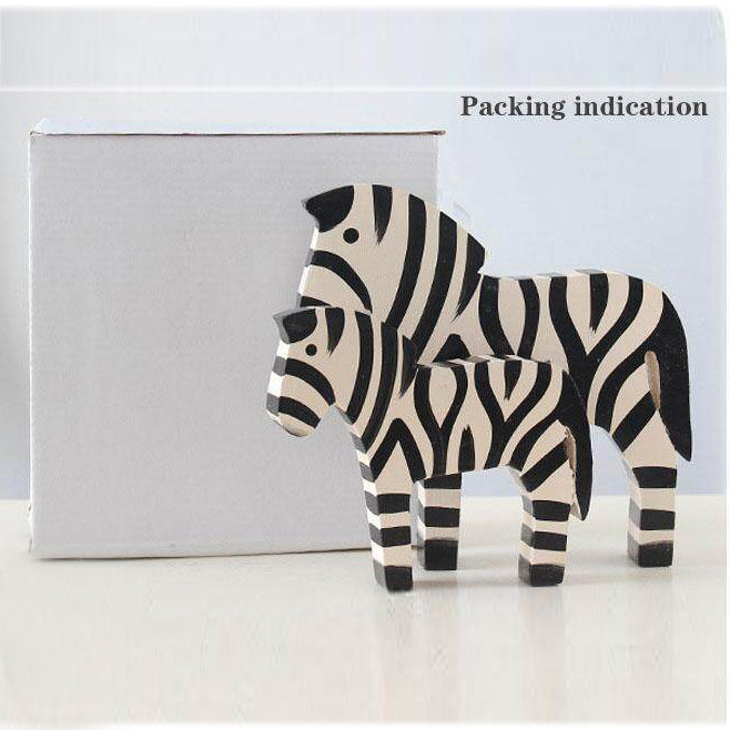 Table Home Decoration Zebra Mummy and Baby