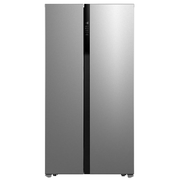 Midea 610L 2-Door Refrigerator Fridge Black / Stainless Steel MRM640S / CE-BCD640WE-JT