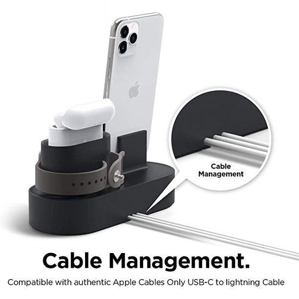 3in1 Organizing Station for iPhone Airpods and Apple Watch Stand