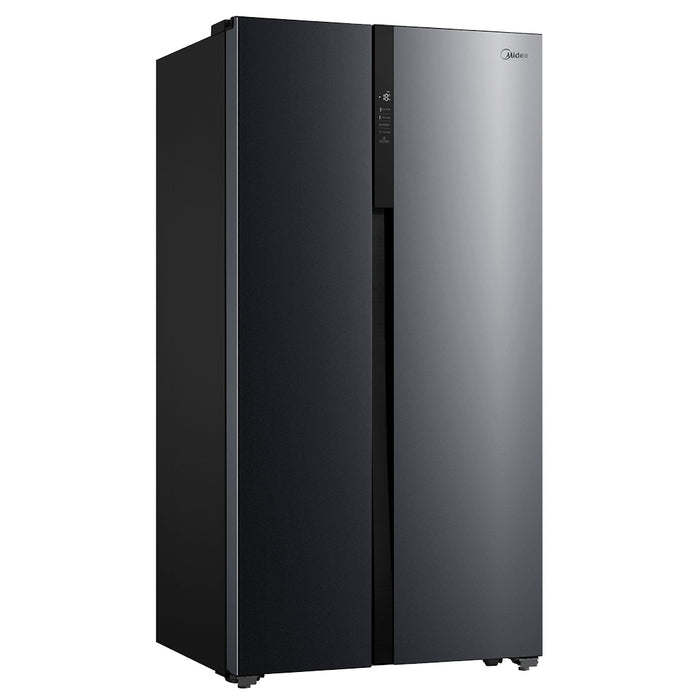 Midea 610L 2-Door Refrigerator Fridge Black / Stainless Steel MRM640S / CE-BCD640WE-JT