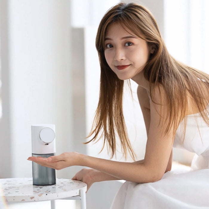 Auto Sensor Foam Soap Dispenser Touchless 320ML [No Mount] with LED Display Temperature 1500mAh Rechargeable