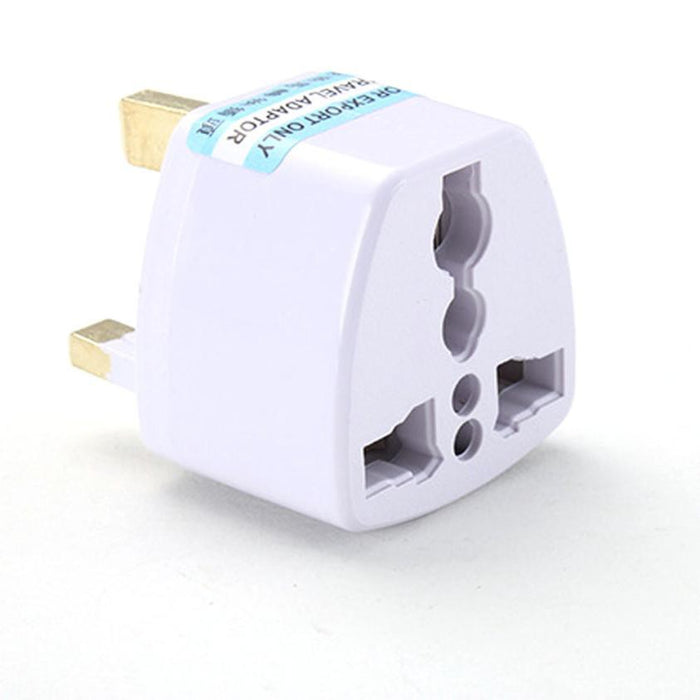 (3PCS) UK 3 Pin Plug Travel Adaptor 3-pins Power Adaptor Power Converter Multiplug Universal Singapore