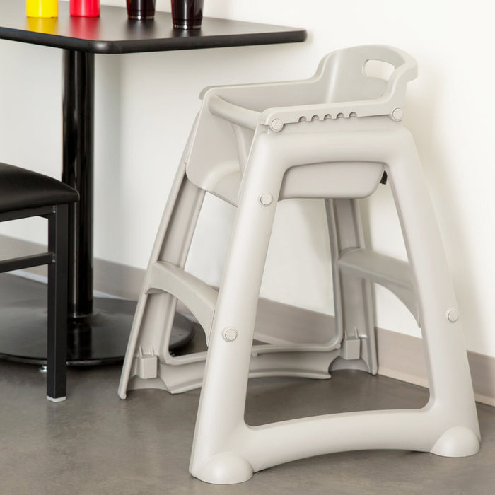 [Preorder] Pride Bebe High Chair with wheels, Gray Stackable Restaurant, F&B High Chair