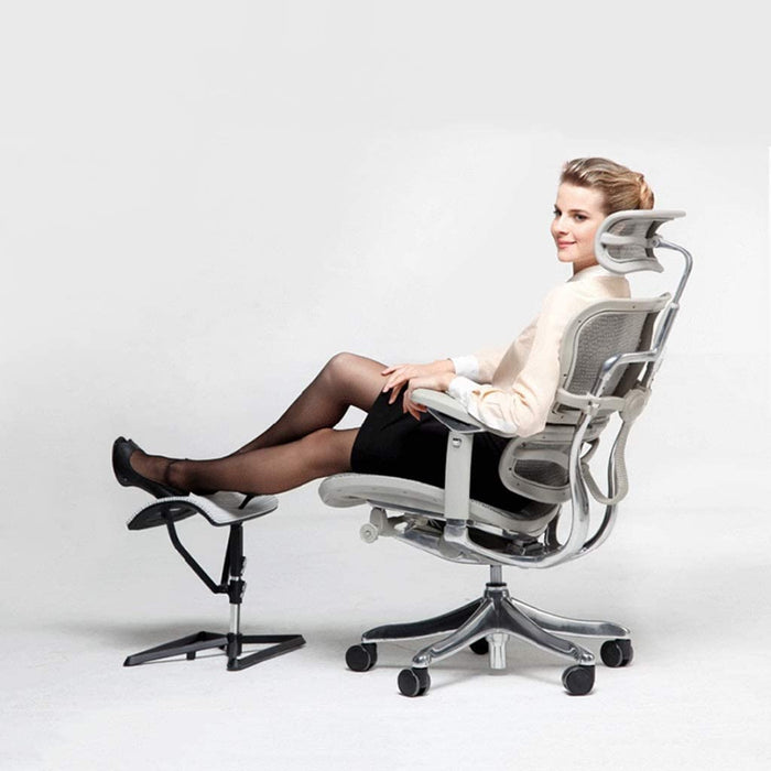 Legpro  Adjustable Height and Tilt Ottoman Ergonomic Footrest for Office Chair / Sofa