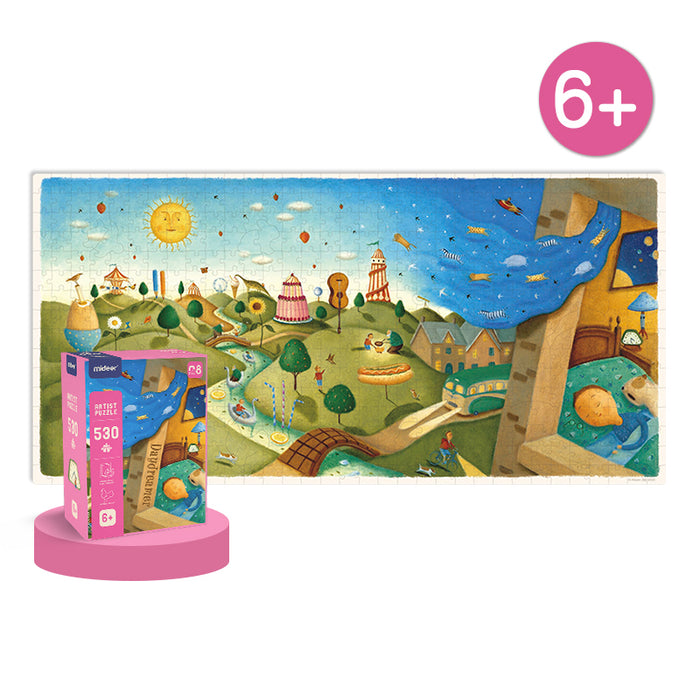 530 / 1000 piece Jigsaw Puzzle by MiDeer. Perfect educational toy/ game for kids 6 years and adults