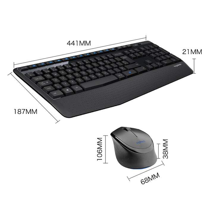 Logitech Comfort MK345 Wireless Keyboard and Mouse Combo