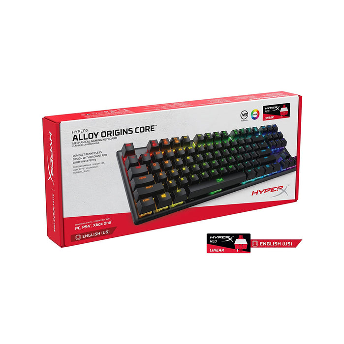 HyperX Alloy Origins Core Mechanical Gaming Keyboard. Tenkeyless Mechanical Gaming Keyboard