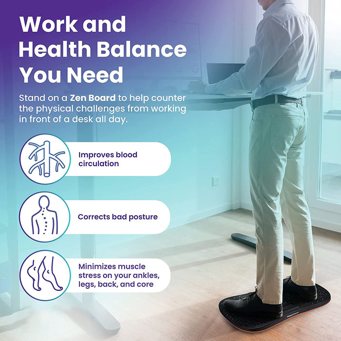Anti Fatigue Balance Stand Board, Stand Desk Companion