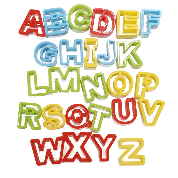 41pcs Alphabet Letter, Numbers, Equation Dough Cutter Playdough Tools for Kids