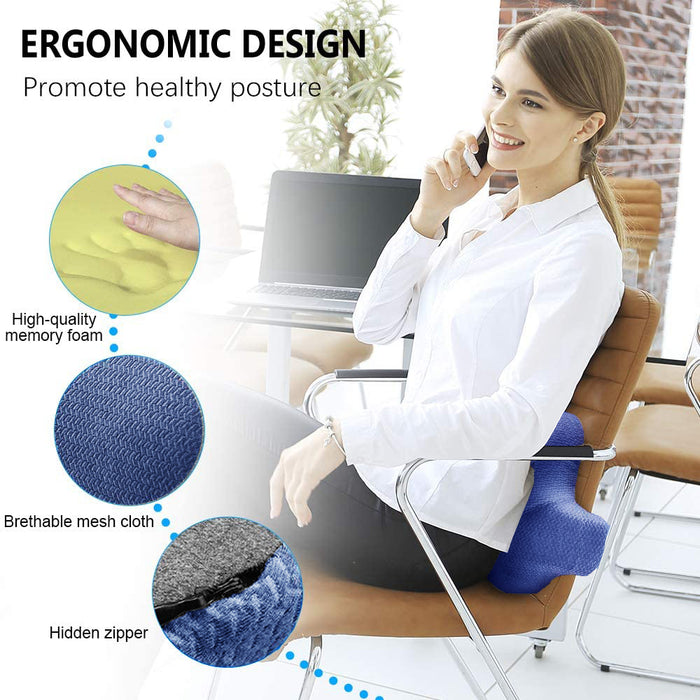 Ergonomic Waist Support Back Cushion Pillow for chair