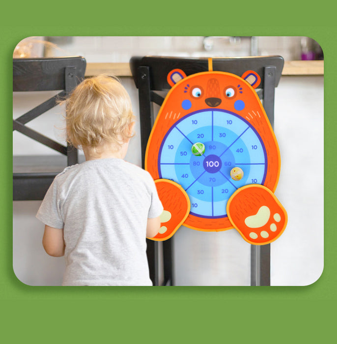 MiDeer Learn Fun Dart Board Preschool Educational & Learning Wooden Toy