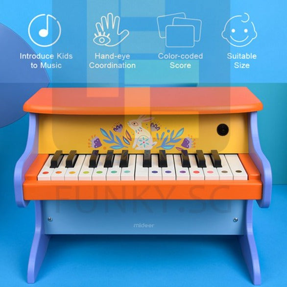 MiDeer Kids Musical Toy 25 Keys Digital Piano, Learn to Play Piano