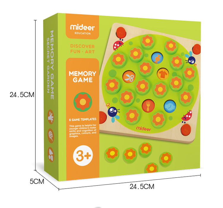 MiDeer Memory Game Secret Garden Cognition Toy for Ages 3 Years and Up