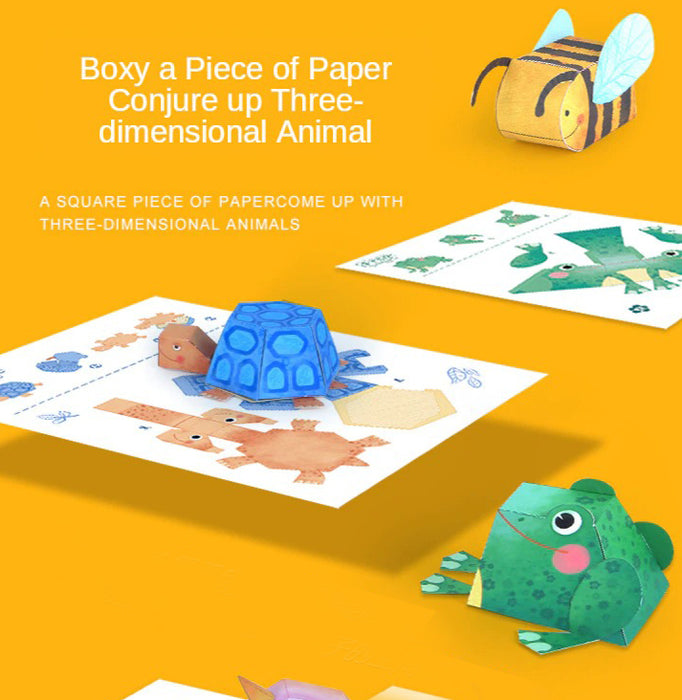 MiDeer Origami Paper Animal, Planes, Face Marks 3D Origami collect them all