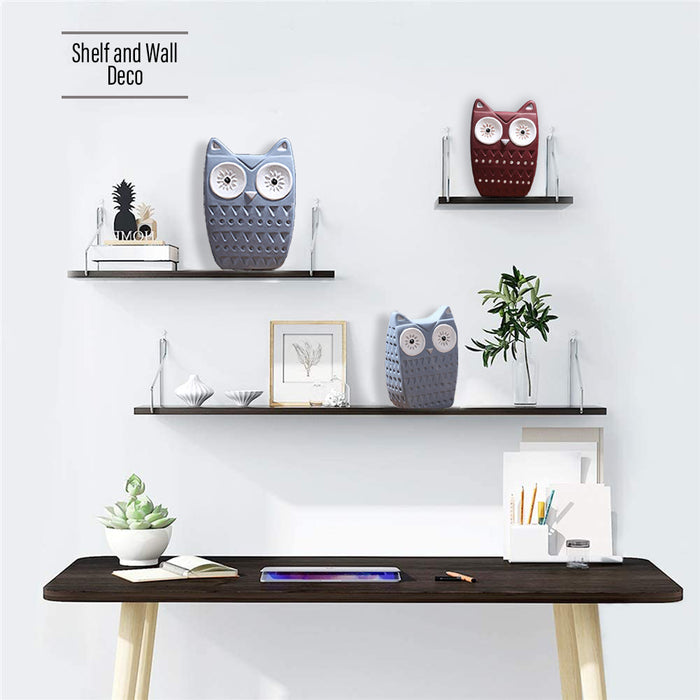 Ceramic Owl Figurine Contemporary Owl Home Decor SMALL Size