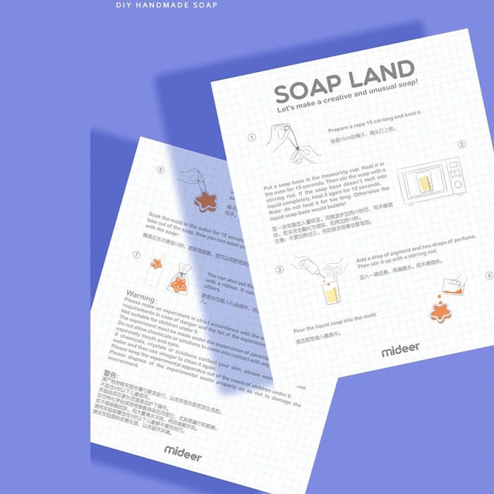 MiDeer Science Experiment for Kids- DIY Soap Land