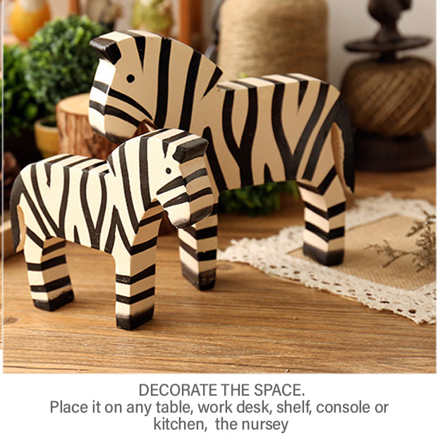 Table Home Decoration Zebra Mummy and Baby