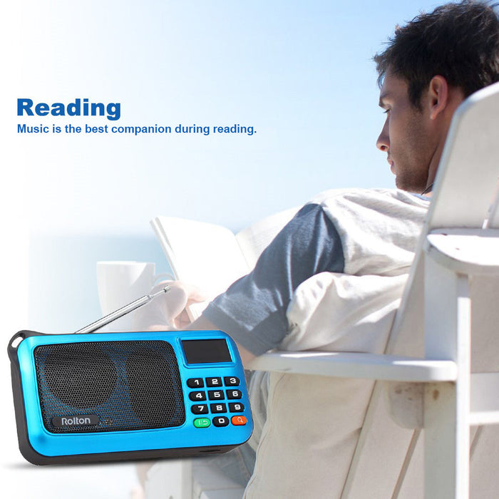 COMBO Rolton W405 Portable FM Radio with Bluetooth Function and 8gb SD Card