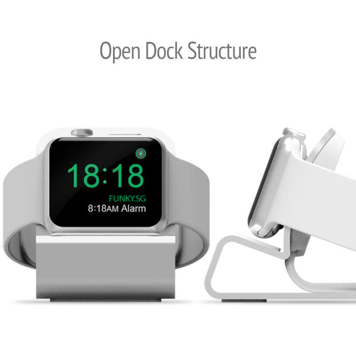 Aluminum Stand Holder Charging Dock for Apple Watch Series 6/SE/5/4/3/2/1 size 44mm 42mm 40mm 38mm