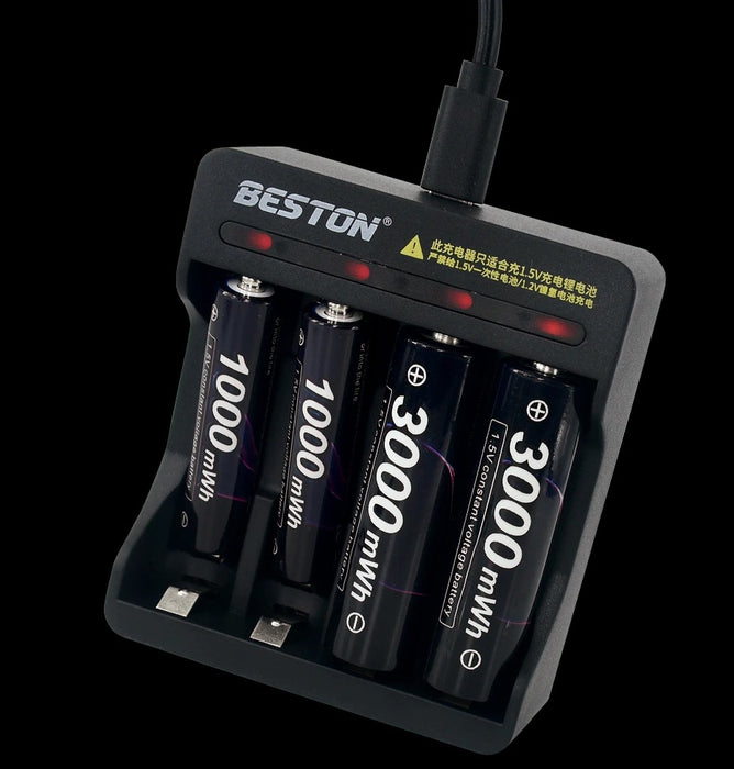 BESTON Battery Charging Dock Station For Beston Rechargeable AA and AAA Battery