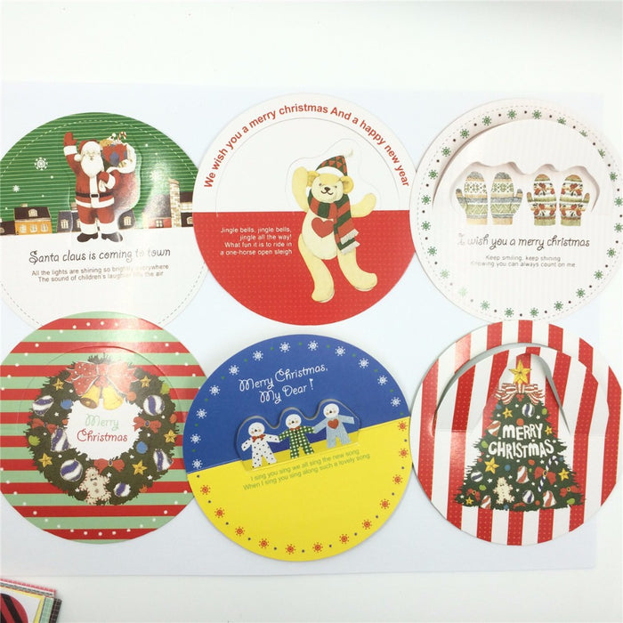 Christmas Card Set of 10pc Greeting Card Send a Christams Greeting Card