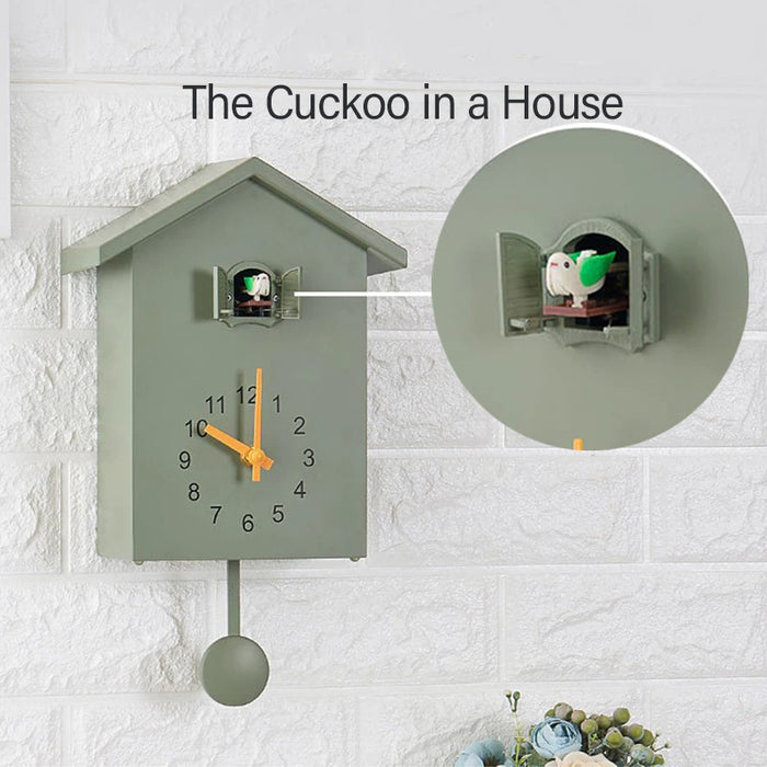 Wall Cuckoo Cuckoo Clock Birdhouse Clock Minimalist Modern Design