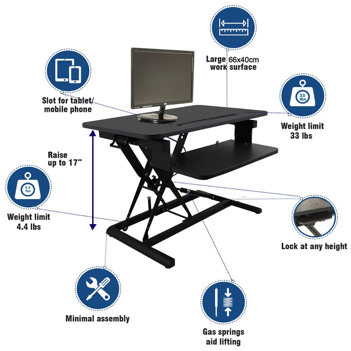 [Preorder] Ergonomic Height Adjustable Desk Laptop / Computer Riser