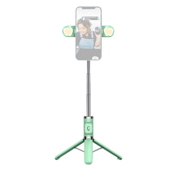 3IN1 Selfie Stick Phone Tripod Expandable Phone Stand M10s with Fill Light and BluetoothWireless Remote