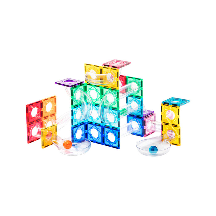 Mideer Colorful Magnetic Tiles - Marble Run 100PCS