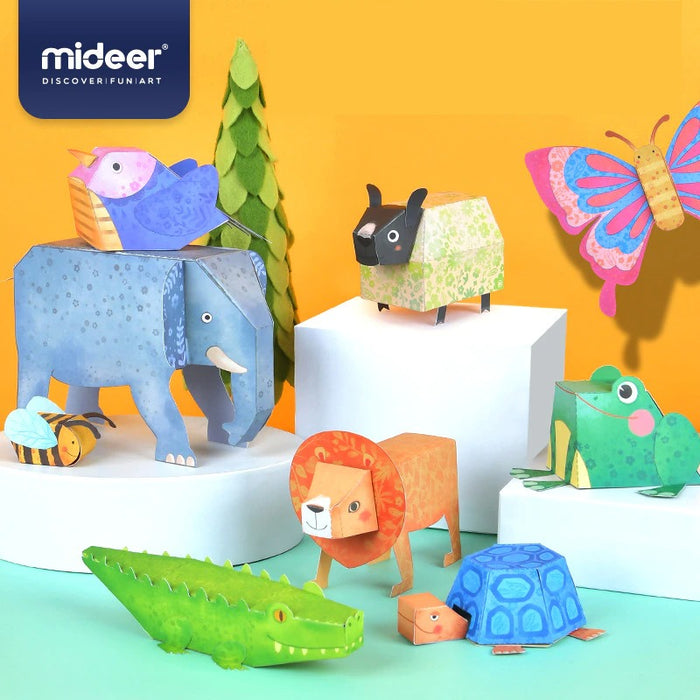 MiDeer Origami Paper Animal, Planes, Face Marks 3D Origami collect them all