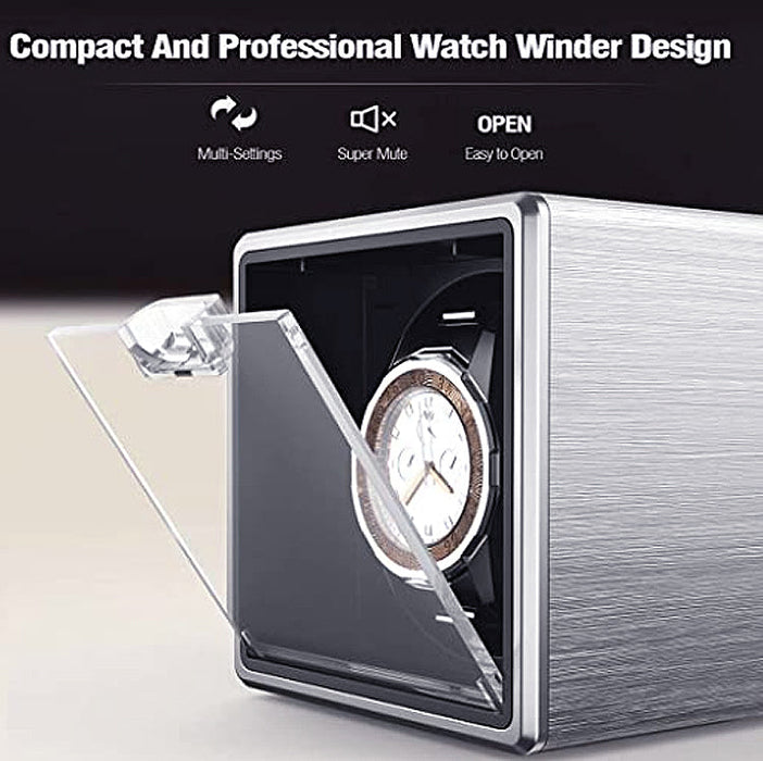 SINGLE 360 Deg movement Modular Watch Winder Watch Storage Box Power Operated
