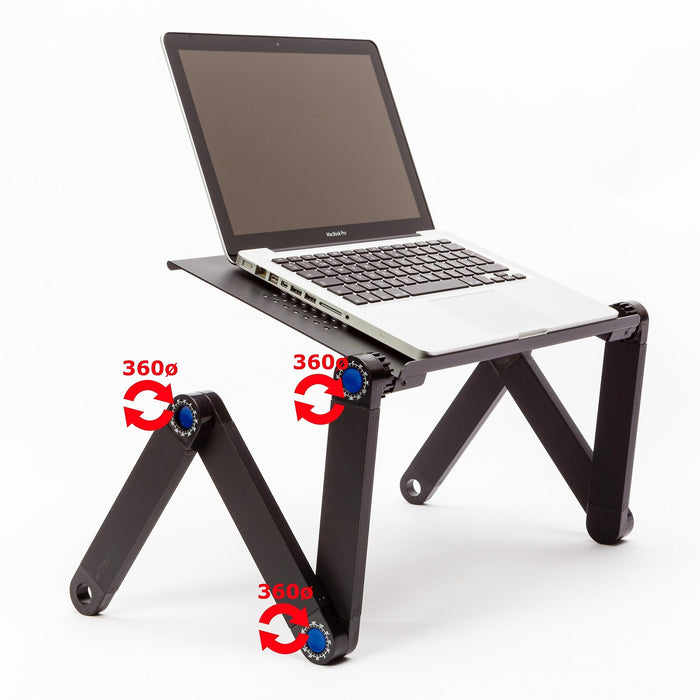 Multifunctional Aluminium Laptop Stand/ Table BIG Size