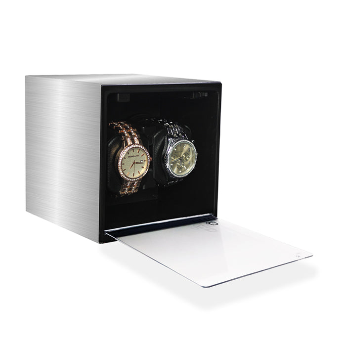 [1 Year Warranty] OTTO Dual Modular Watch Winder Case 360 Degrees Movement Watch Winder Winding Storage Box For Automatic Watch
