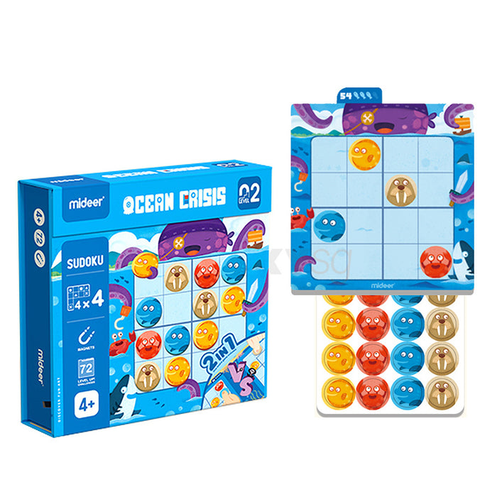 MiDeer Sudoku Magnetic Game, Enhance Number Skills for Kids Age 3