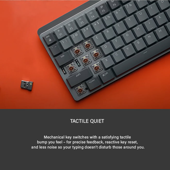 Logitech MX Mechanical Keyboard Full Size Linear / Tactile/ Clicky Switch.  6 Months Seller Warranty