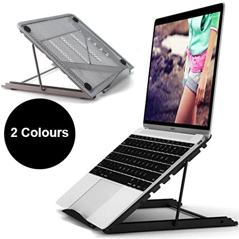 Foldable Aluminium Laptop Stand (24cm / 34cm)