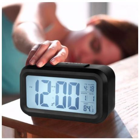 Smart Digital Clock With Date, Day and Temperature Display