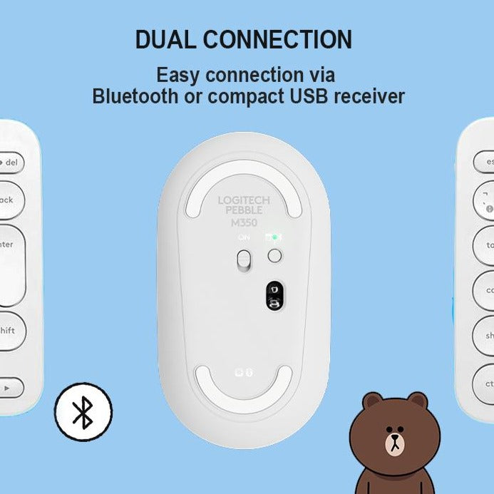 Logitech Pebble Mouse Dual Connection Bluetooth/ USB