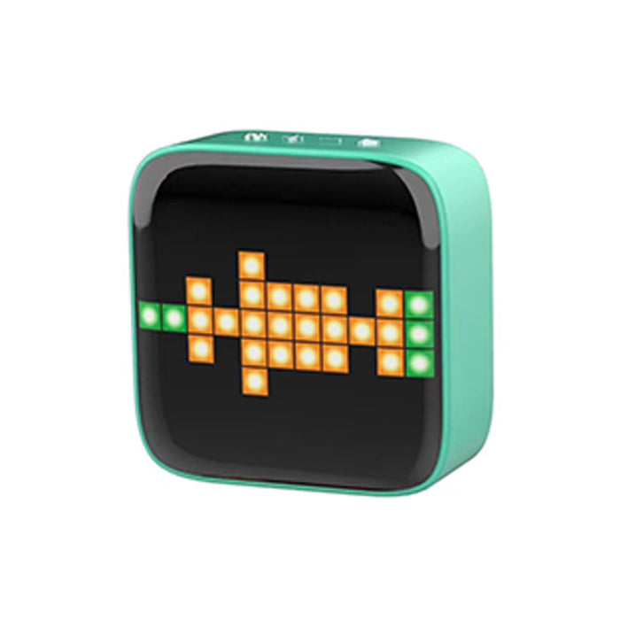 LED Pixel Light Animations Bluetooth TWS Speaker Support Micro SD and Flash Drive