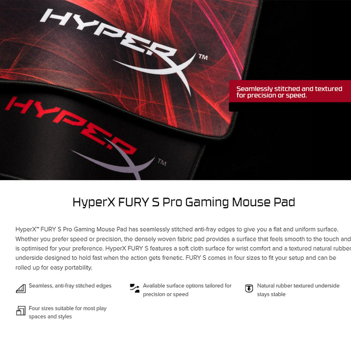 HyperX Fury S Shroud Gaming Mousepad- XL Size Limited Edition