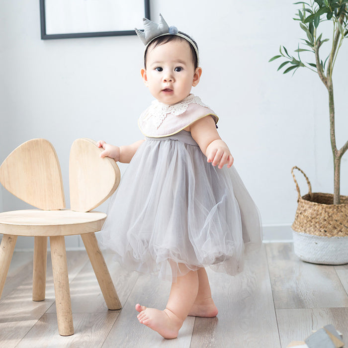 Baby Girls Bib Fashion Petal Cotton set of 5