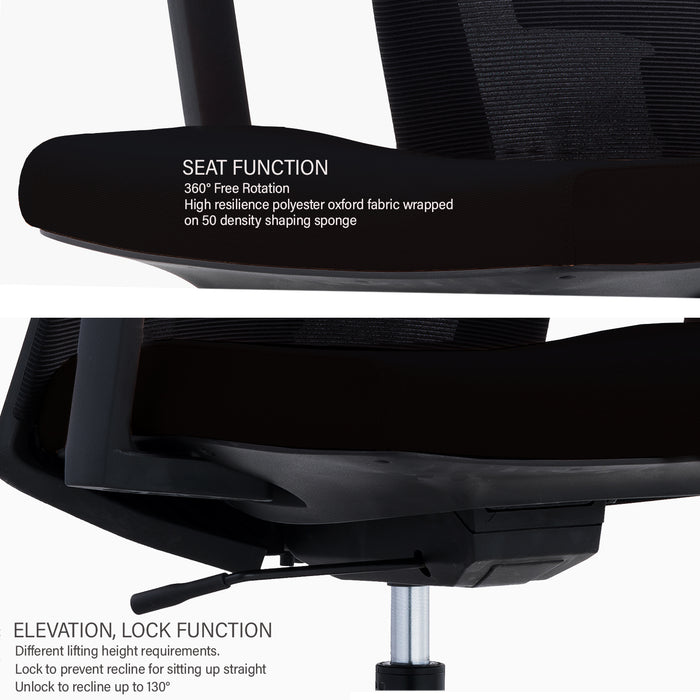 Ergonomic Lumbar Home Office Chair
