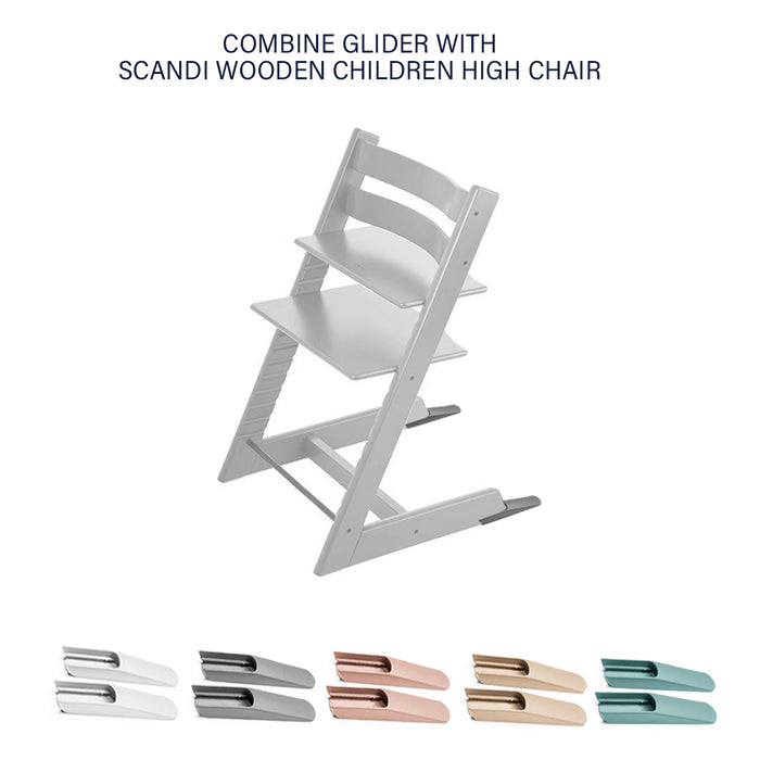 Scandi Wooden Children High Chair Accessories - Glider