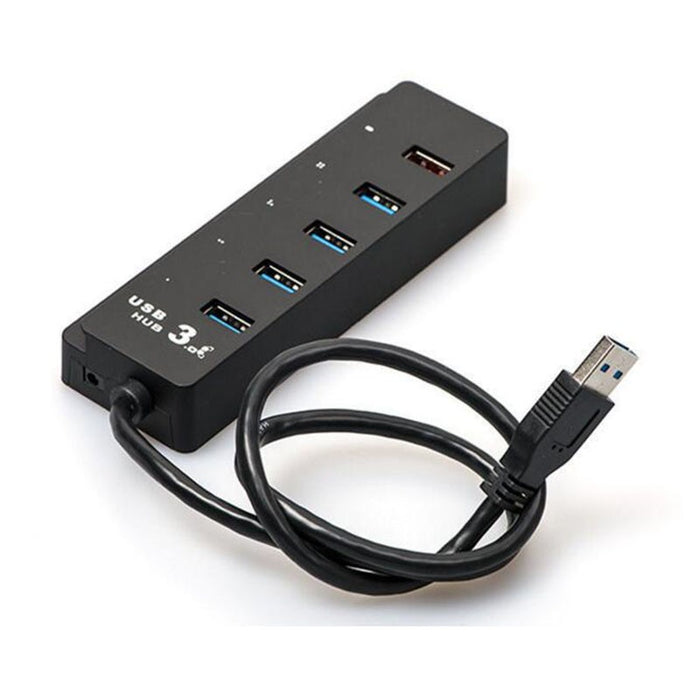 4-Port USB3.0 Hub + 1 Charging Port With Individual Switch CQT-3005