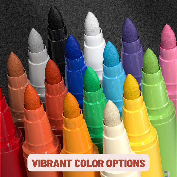 Mideer Versatile Paint Marker 10 Colours For Colour on Glass, Window, Wood and Paper